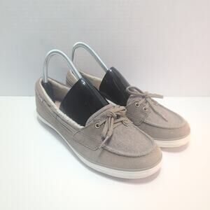 KEDS Ortholite Suede Boat Shoe Faux Sherpa Lined Women's Size 7